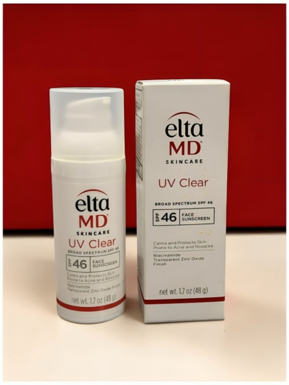 EltaMD UV Clear Tinted/Untinted SPF 46 UV Protection 1.7 oz